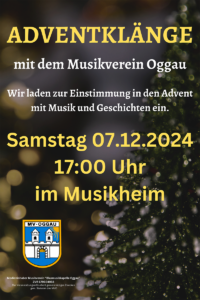 Adventklänge mit dem Musikverein Oggau @ Musikheim Oggau